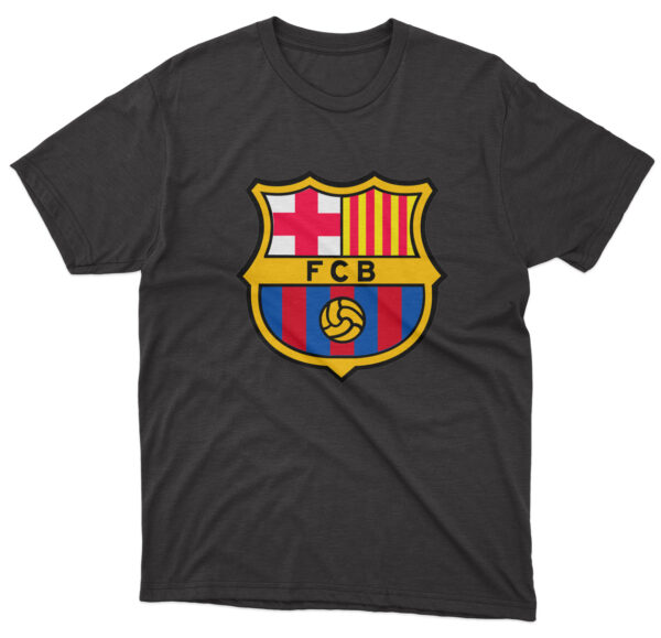 Flag  Barcelona FC Black T-Shirt – Unisex – 100% Cotton – S | M | L | XL | XXL – #0186 Automotive Flags and Banners