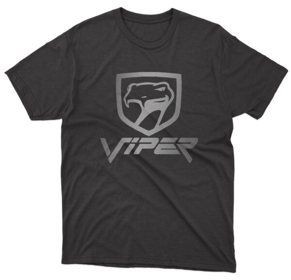 Flag  Dodge Viper Sneaky Pete (Silver Logo) T-Shirt – Unisex – 100% Cotton – S | M | L | XL | XXL – #0274 Automotive Flags and Banners