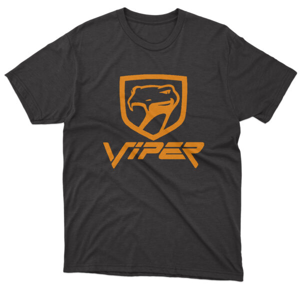Flag  Dodge Viper Sneaky Pete (Neon Orange Logo) T-Shirt – Unisex – 100% Cotton – S | M | L | XL | XXL – #0276 Automotive Flags and Banners