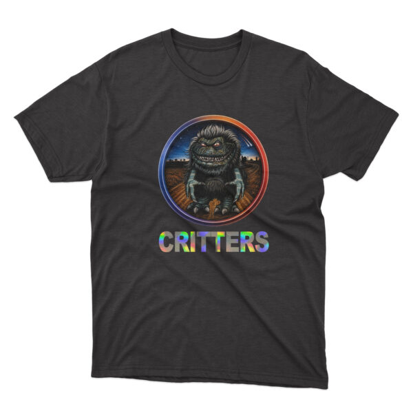 Flag  Critters (1986 Movie Poster) Premium Culture Graphic T-Shirt – Modern Urban Streetwear Music / TV / Movies Tees