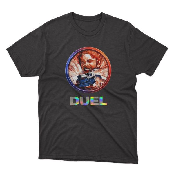 Flag  Duel (1971 Movie Poster) Premium Culture Graphic T-Shirt – Modern Urban Streetwear Music / TV / Movies Tees