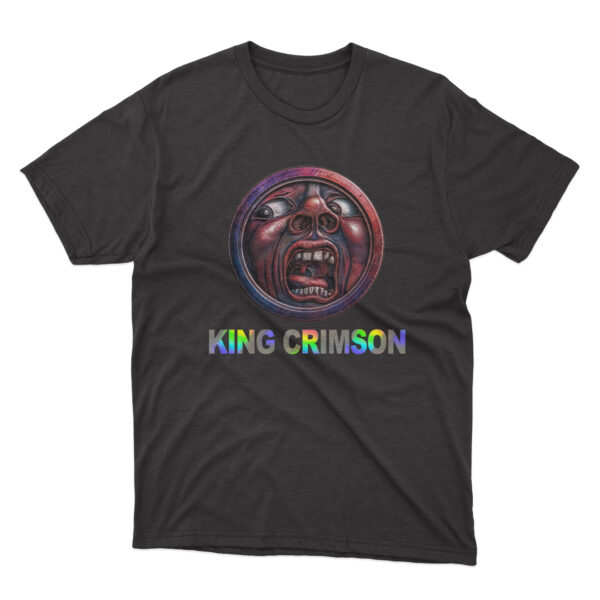 Flag  King Crimson “In The Court Of The Crimson King” Premium Culture Graphic Tee – Modern Urban Streetwear Music / TV / Movies Tees