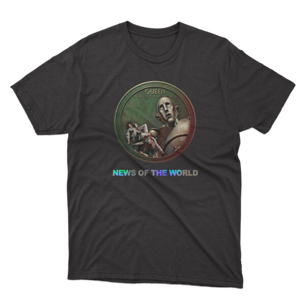 Flag  Queen “News Of The World” Premium Culture Graphic Tee – Modern Urban Streetwear Queen T-Shirts