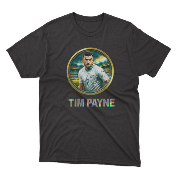 Flag  Tim Payne (Football / Soccer / New Zealand) Premium Sports Culture Graphic Tee – Modern Urban Streetwear Sports T-Shirts