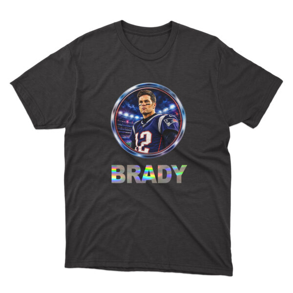 Flag  Tom Brady Premium Sports Culture Graphic Tee – Modern Urban Streetwear Sports T-Shirts