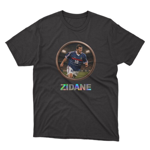 Flag  Zinedine Zidane (Football / Soccer) Premium Sports Culture Graphic Tee – Modern Urban Streetwear Sports T-Shirts