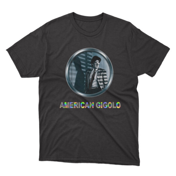 Flag  American Gigolo (1985 Movie Poster) Premium Culture Graphic T-Shirt – Modern Urban Streetwear Movies