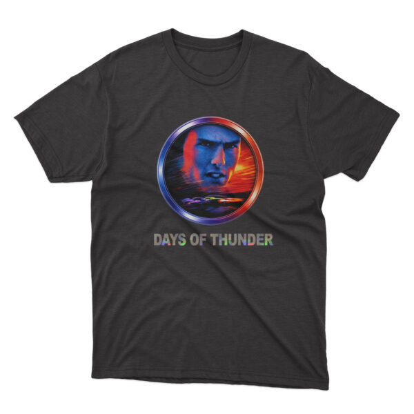 Flag  Days Of Thunder (1990 Movie Poster) Premium Culture Graphic T-Shirt – Modern Urban Streetwear Movies