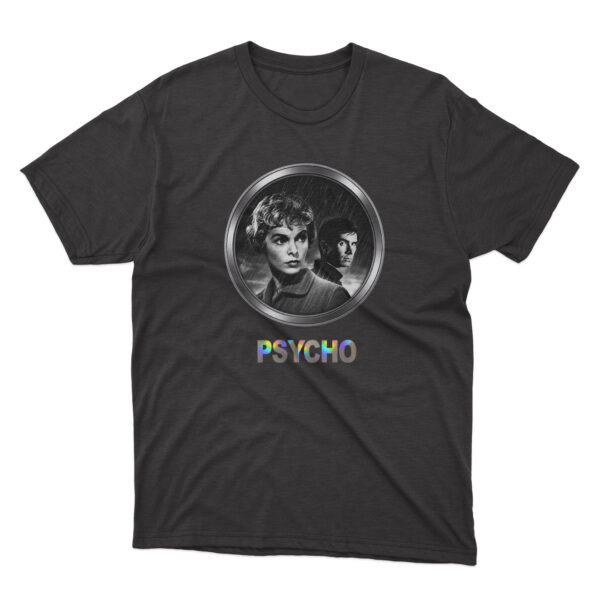 Flag  Psycho (1960 Movie Poster) Premium Culture Graphic T-Shirt – Modern Urban Streetwear Music / TV / Movies Tees