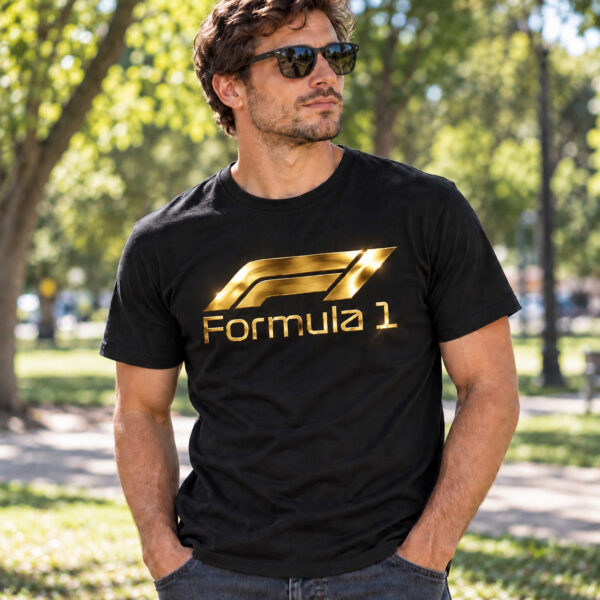 Flag  Lamborghini Silver / Black T-Shirt – 100% Premium Cotton – All Sizes Available Silver / Gold Designs (Auto + Moto)