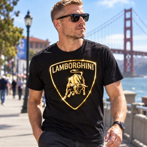 Flag  Lexus Silver / Black T-Shirt – 100% Premium Cotton – All Sizes Available Silver / Gold Designs (Auto + Moto)